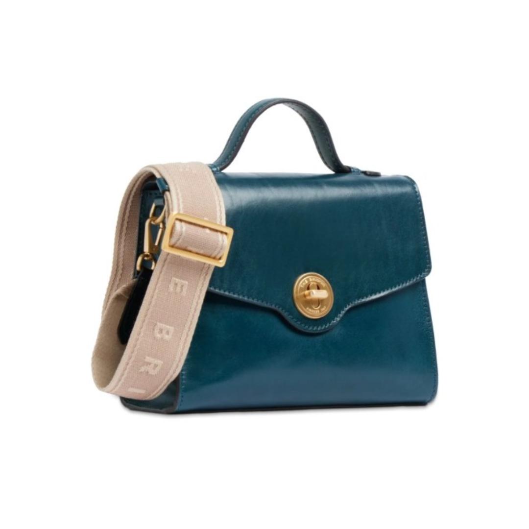 Borsa a mano in pelle con tracolla Irene
