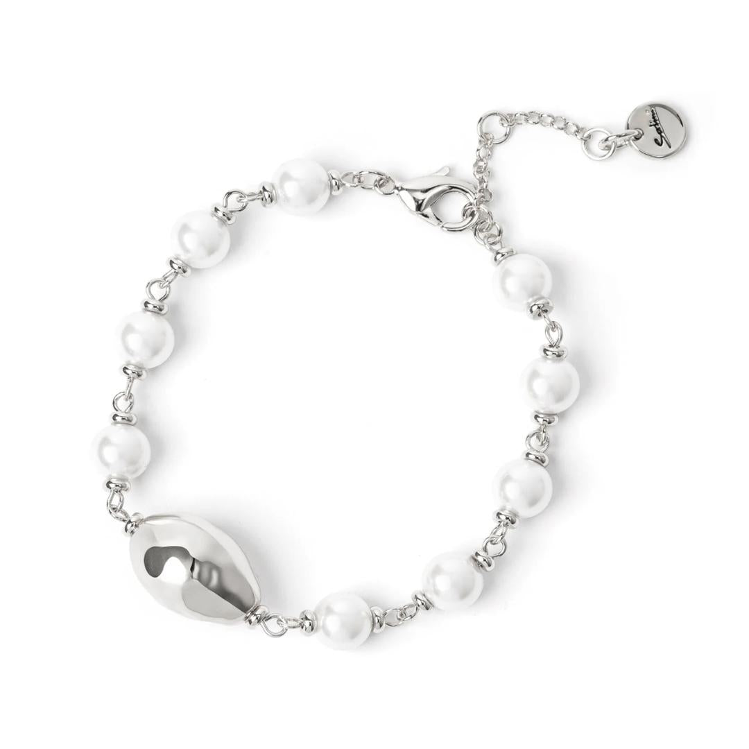 Bracciale con Perla Ovale Leila