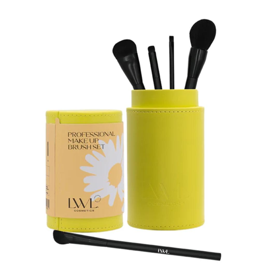 Make Up Brush Set Lime Edition
