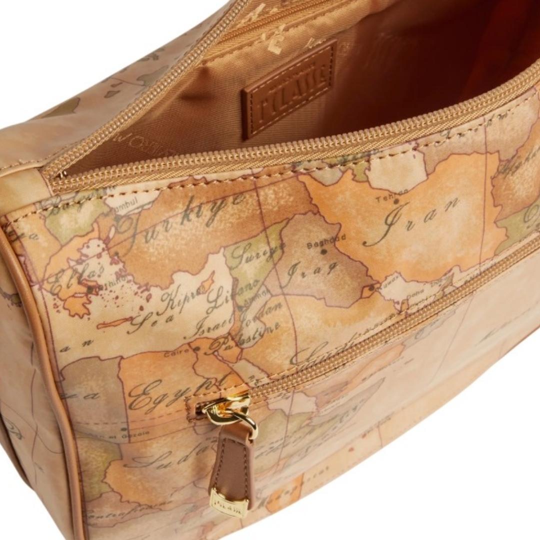 Borsa sotto spalla con tracolla in tessuto Geo Soft