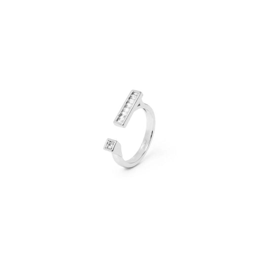 Anello a top aperto e barretta Rania