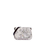 Borsa a Tracolla con Patta in Tessuto Goffrato Country Geo