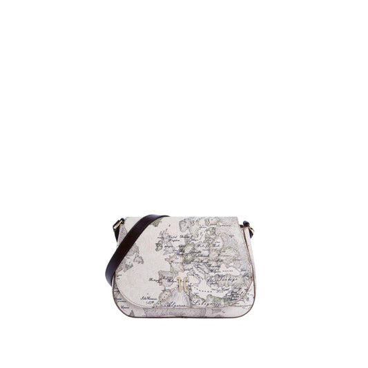 Borsa a Tracolla con Patta in Tessuto Goffrato Country Geo