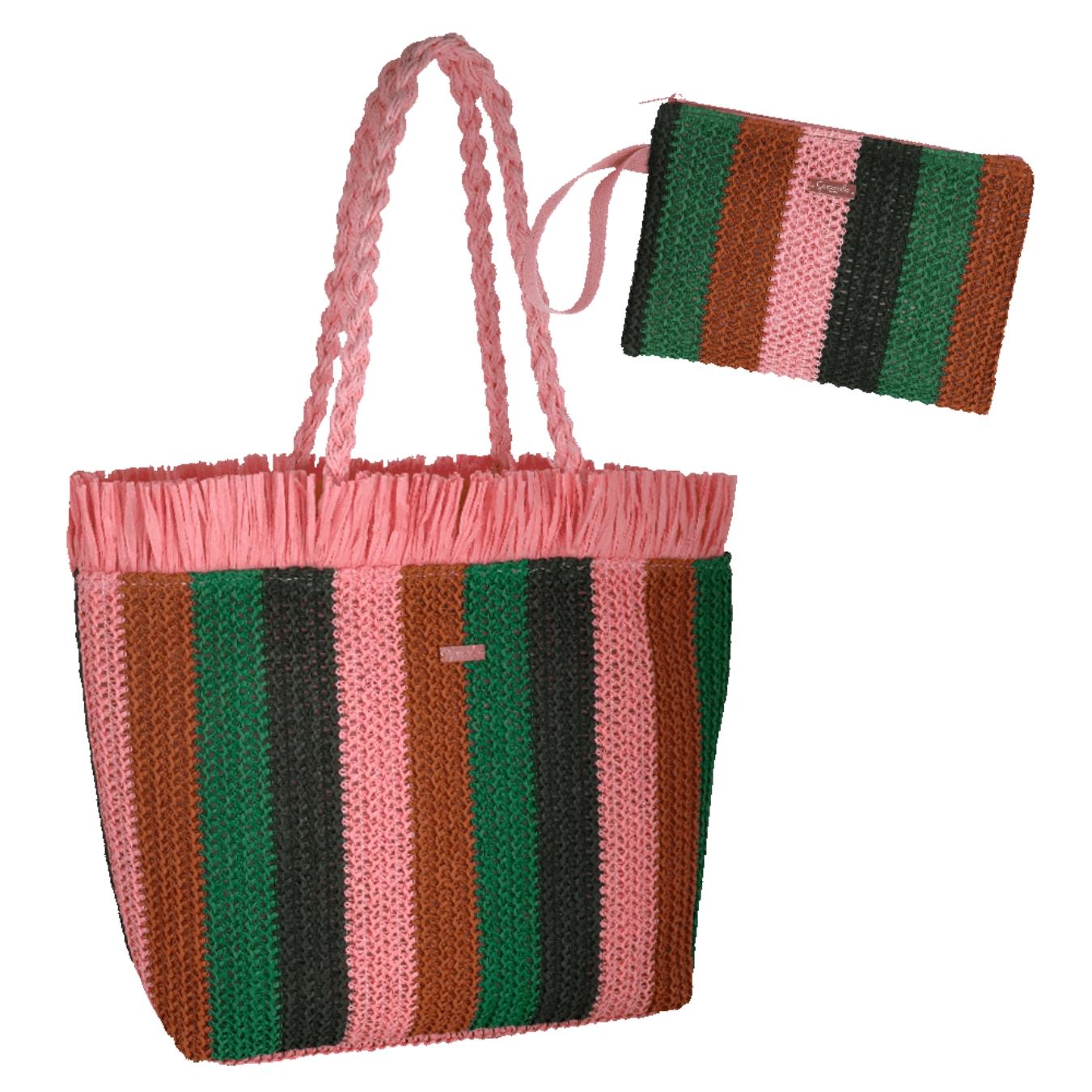 Borsa Mare M + Busta Frangia Crochet