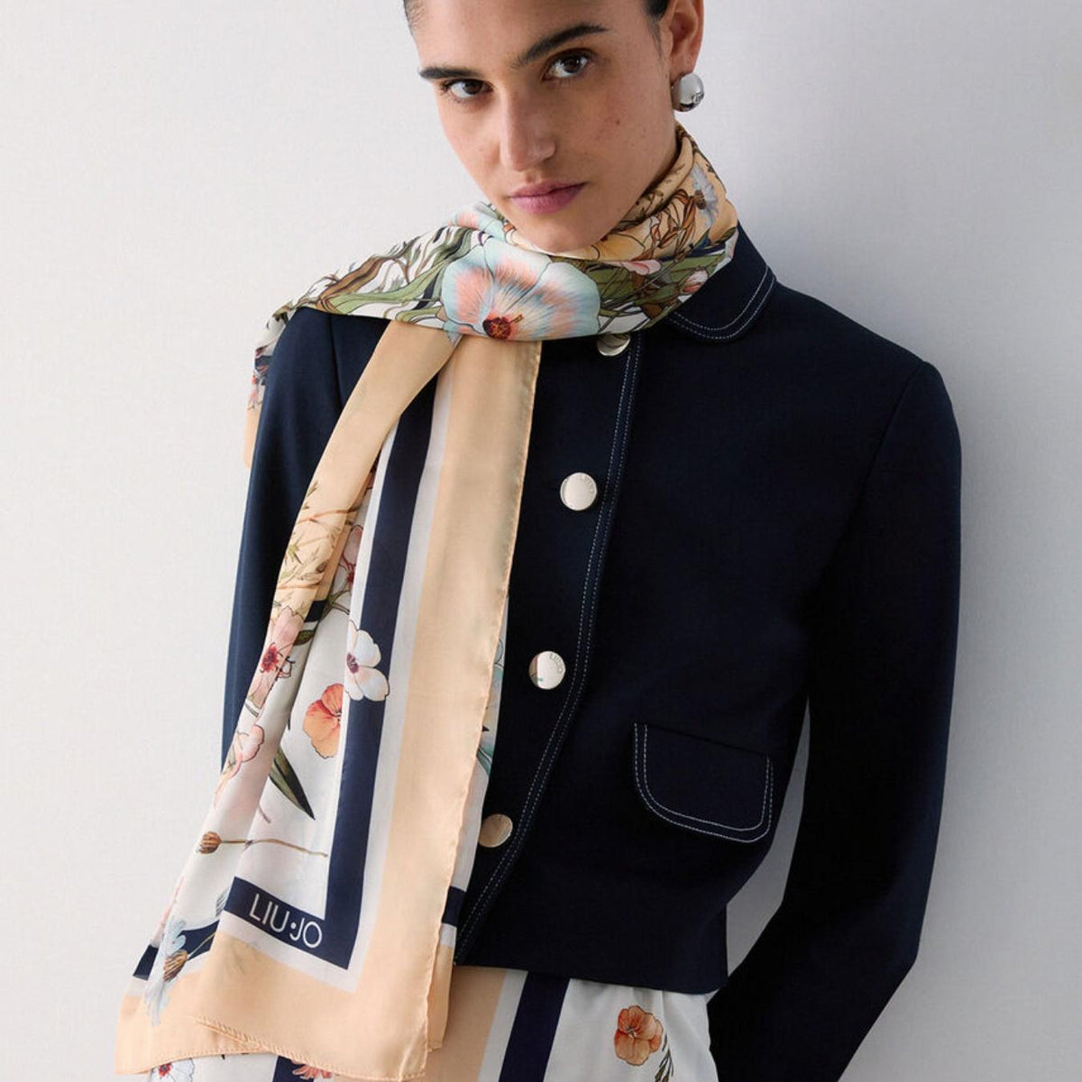 Foulard con Fiori