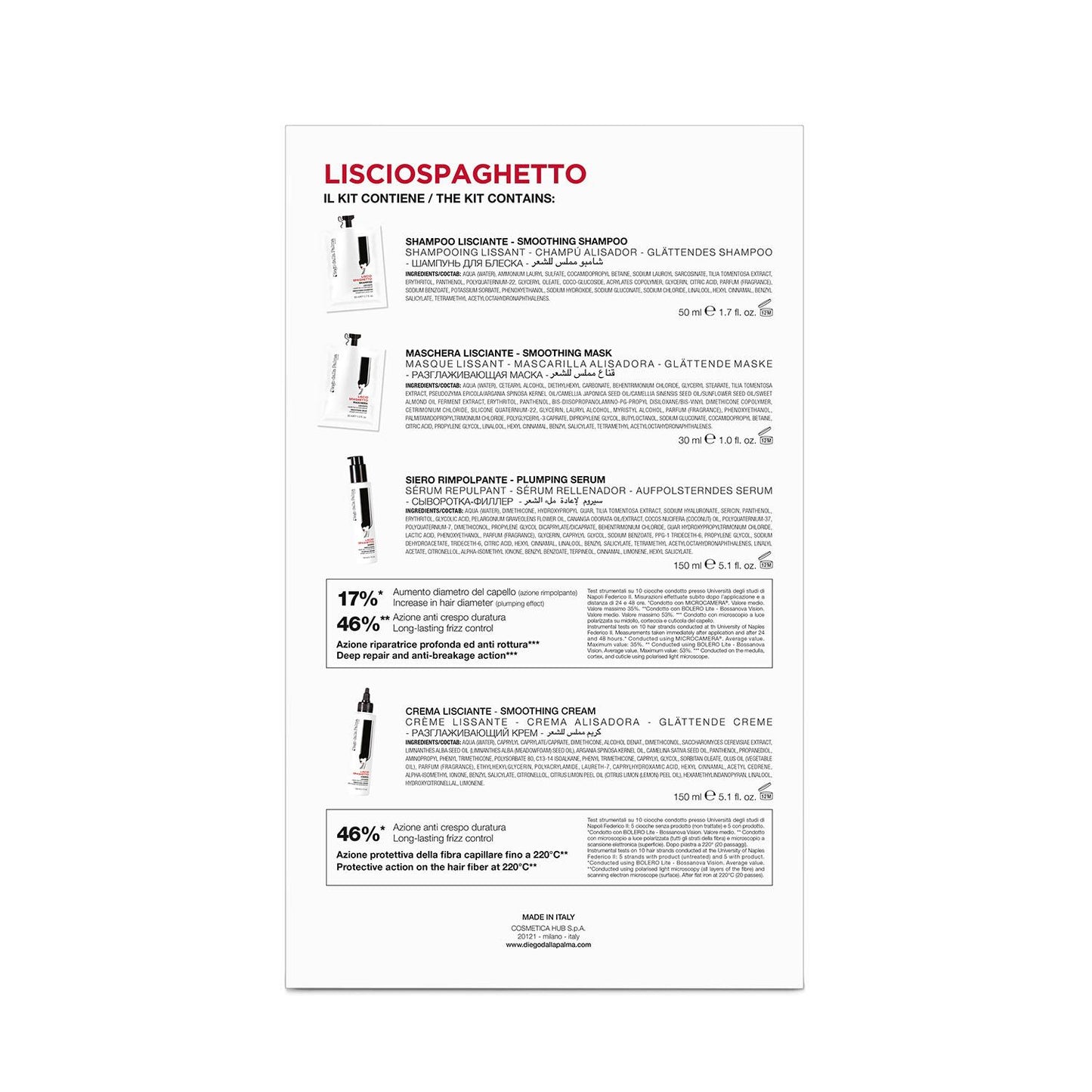 Cofanetto Liscio Spaghetto Routine