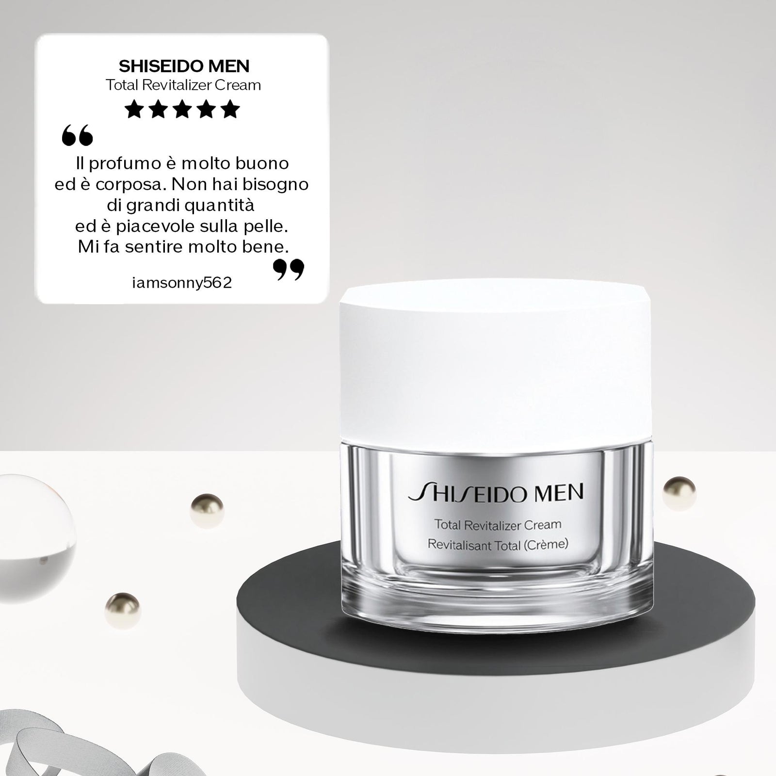 Cofanetto Shiseido Men Total Revitalizer Holiday Kit