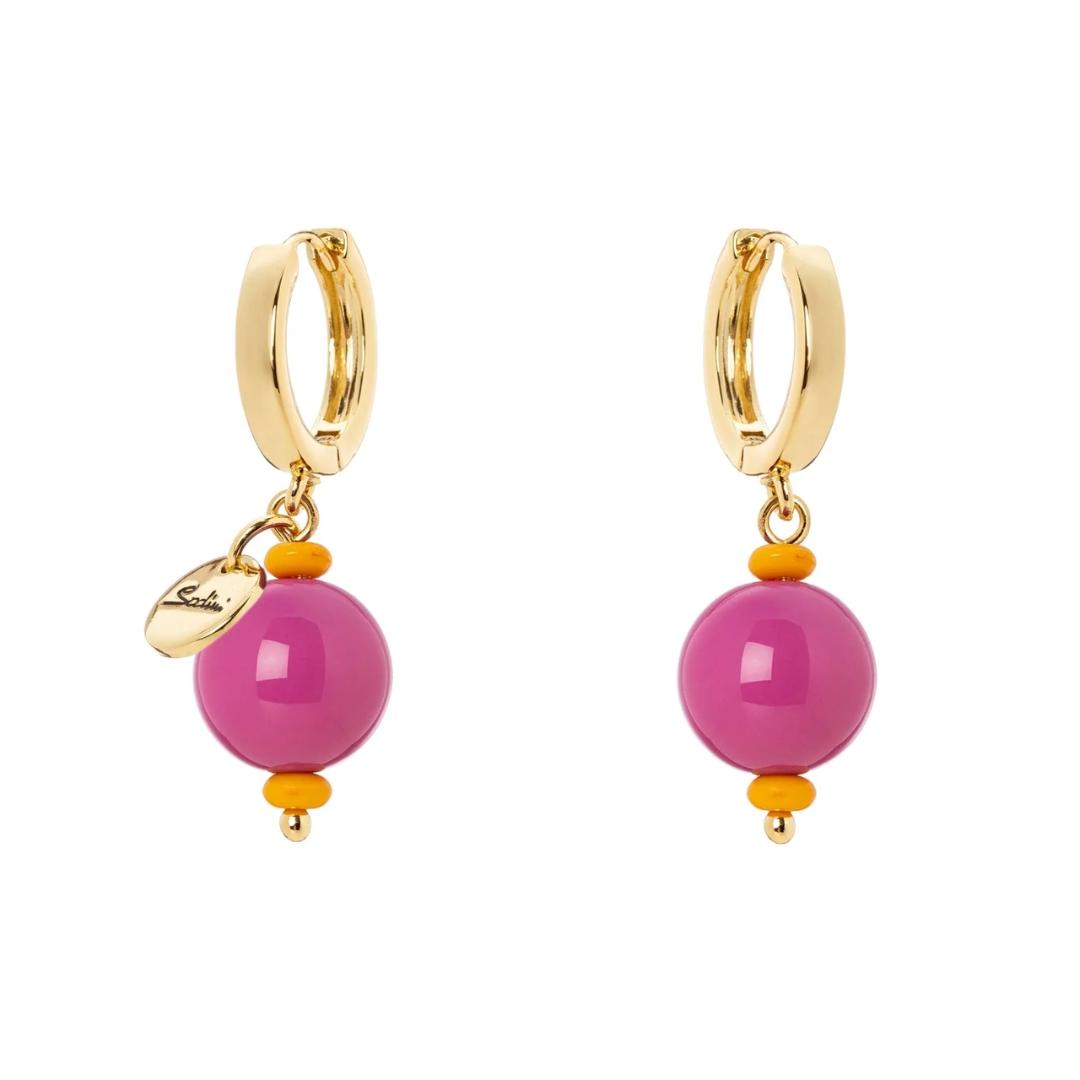 Orecchini Cerchietto e Boule Queens