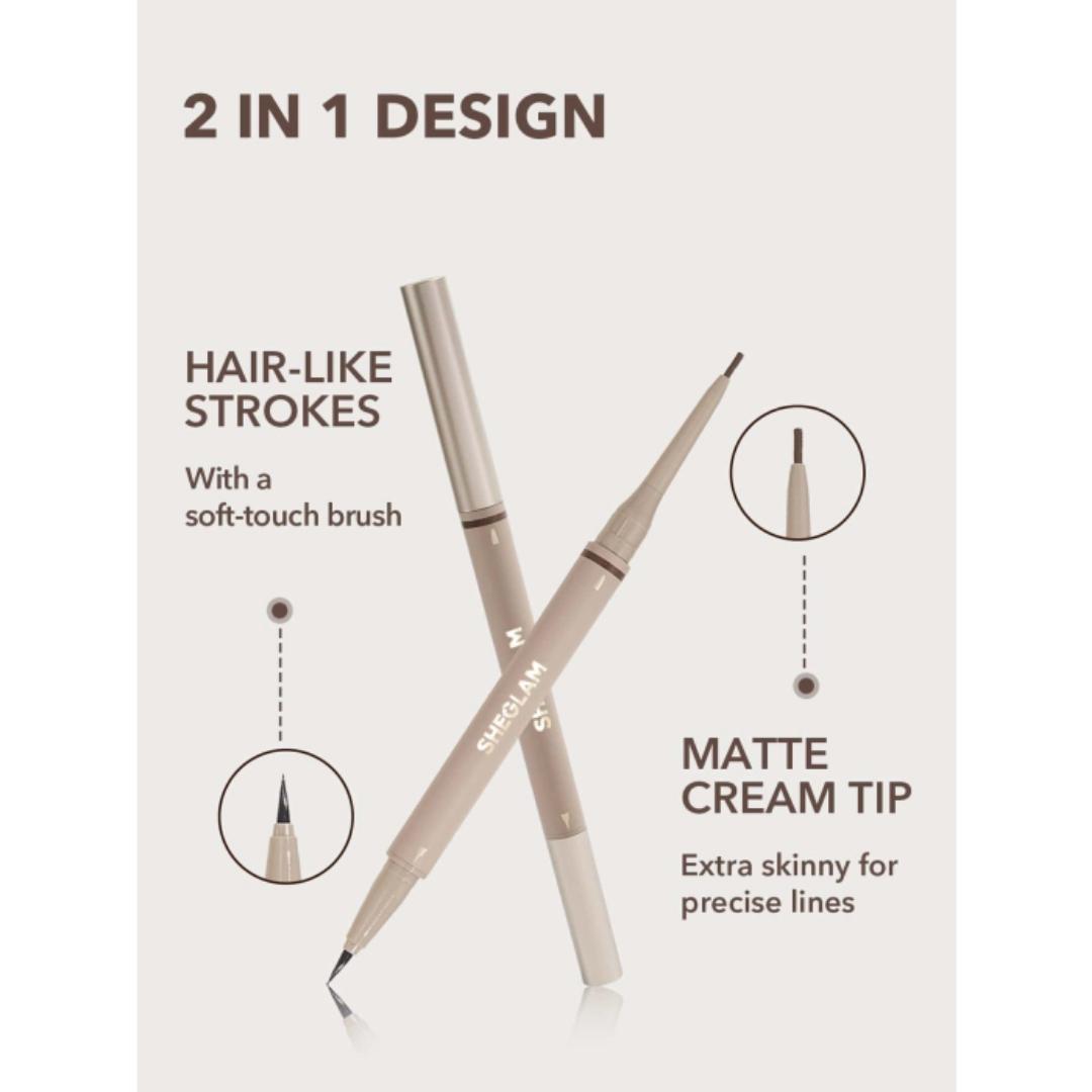 Matita per Sopracciglia 2 in 1 Brows On Demand