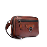 Pochette Uomo in Pelle con Zip