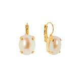 Orecchini monachella con perla cabochon Grace