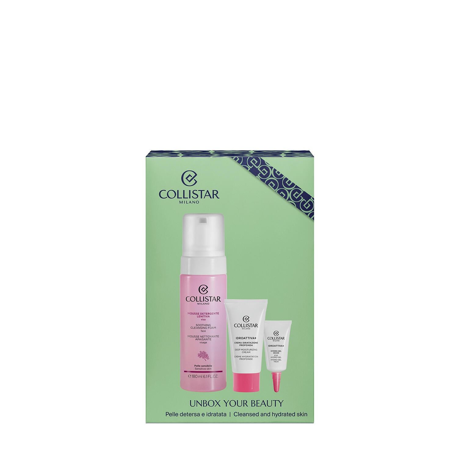 Cofanetto Mousse Detergente Lenitiva Viso 180ml