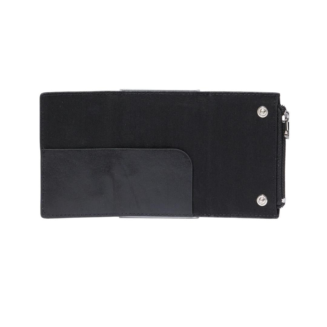 Portacarte in Pelle a Scatto con Protezione Rfid Story Uomo