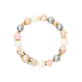 Bracciale Elastico Sfere Perline Anellini Hera