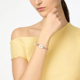 Bracciale corda e fiori Hanami