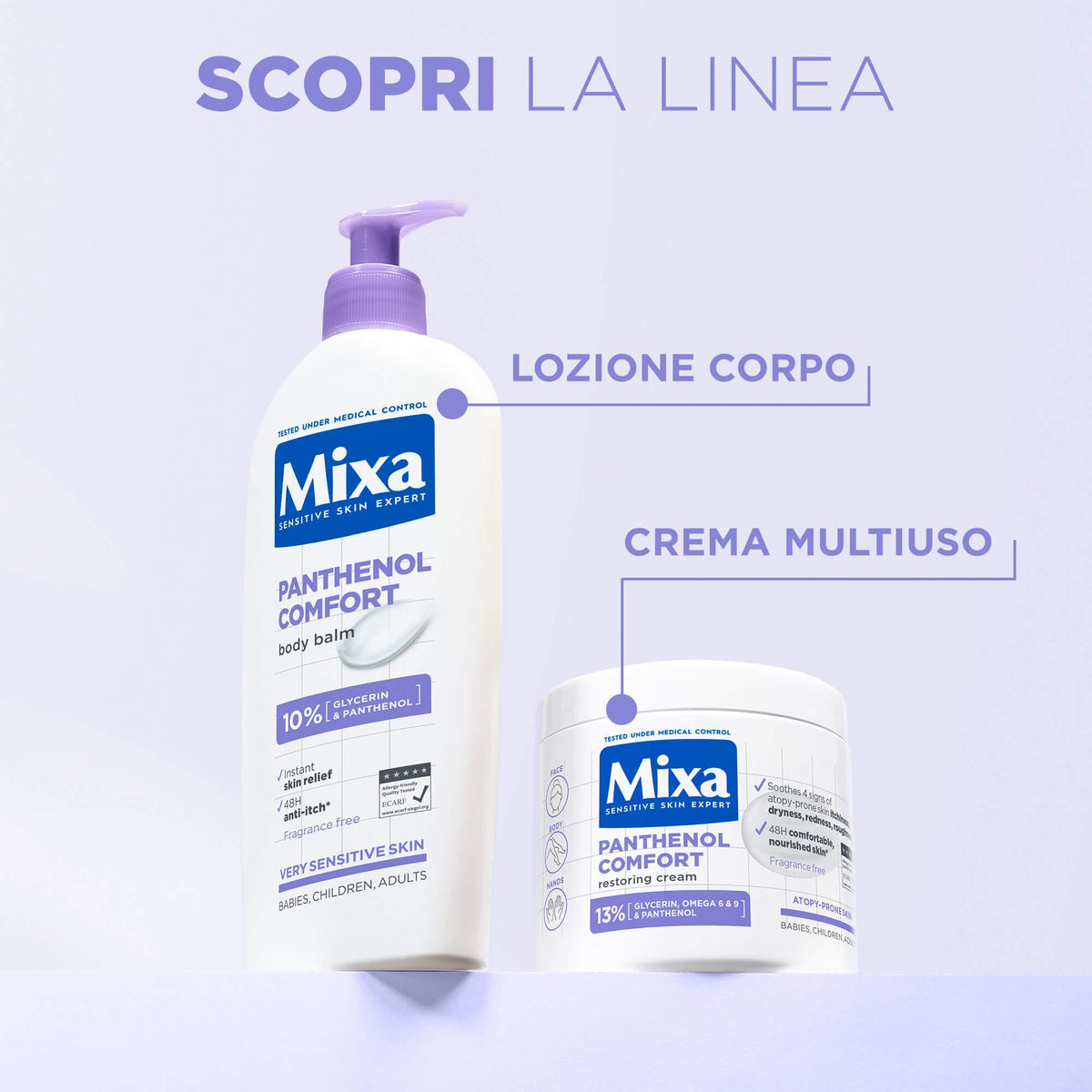 Panthenol Comfort Balsamo Ricostituente Per Pelle Sensibile