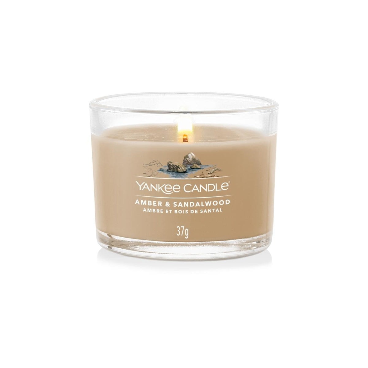 Filled Votive - Amber & Sandalwood