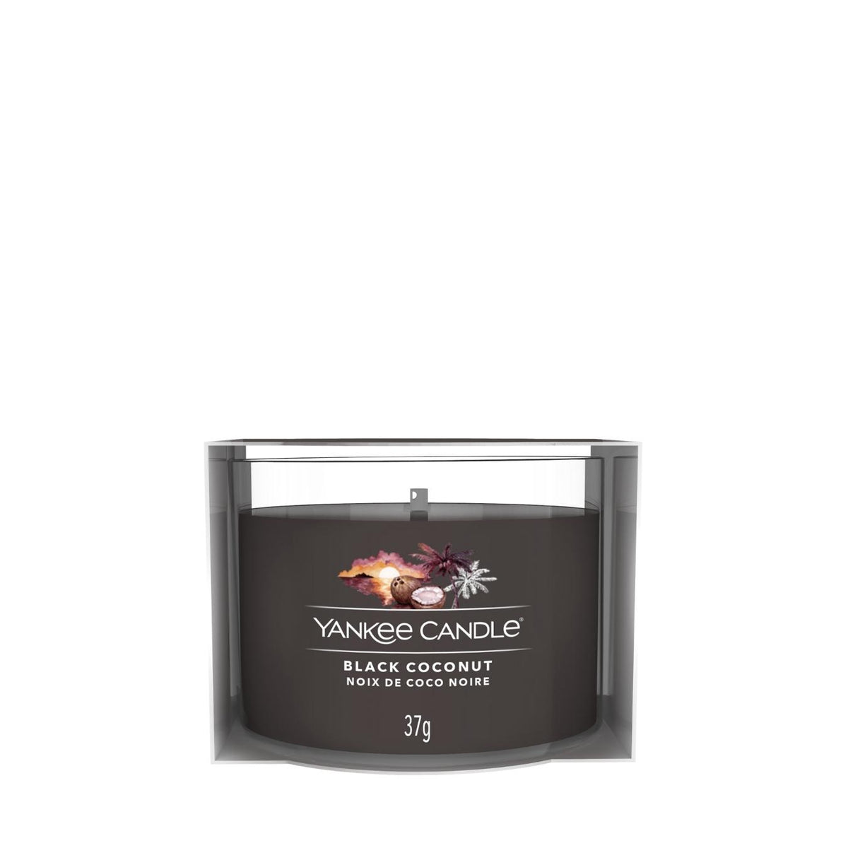 Filled Votive - Black Coconut