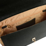 Borsa a Tracolla in Tessuto Goffrato Bay Lock Bag