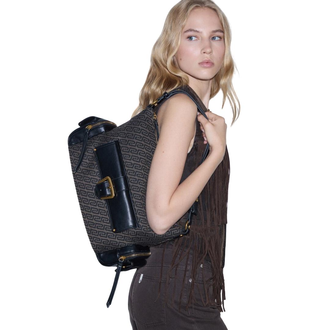 Borsa Hobo Media Monogram