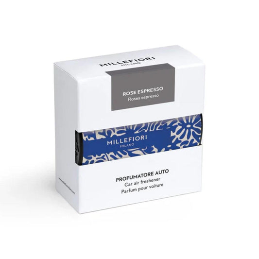 Profumatore Auto Textile Rose Espresso Blu