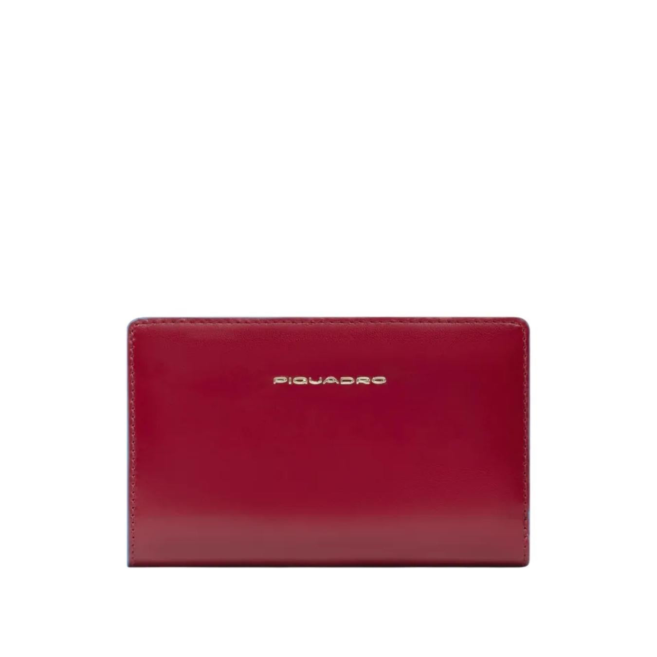 Portafogli Donna Blue Square con Porta Monete