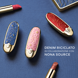 Rouge G Blooming Denim La cover gioiello con doppio specchio - Edizione Limitata Il rossetto ultra-care personalizzabile