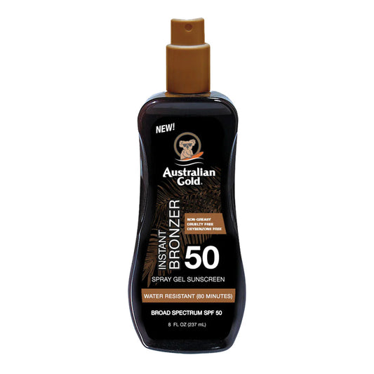 Protezione Solare SPF50 Spray Gel with Instant Bronzer