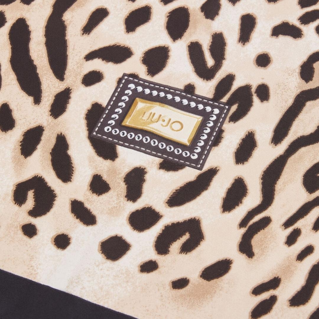 Foulard Grande con Stampa Animalier