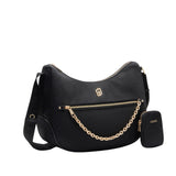 Borsa a Spalla in Nylon con Catena
