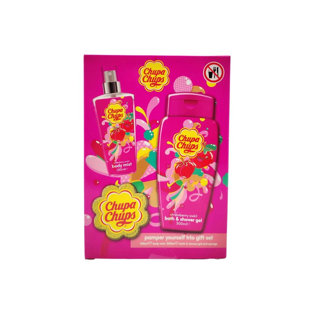 Set Regalo Strawberry Swirl Bagnodoccia e Spray Corpo con Spugna