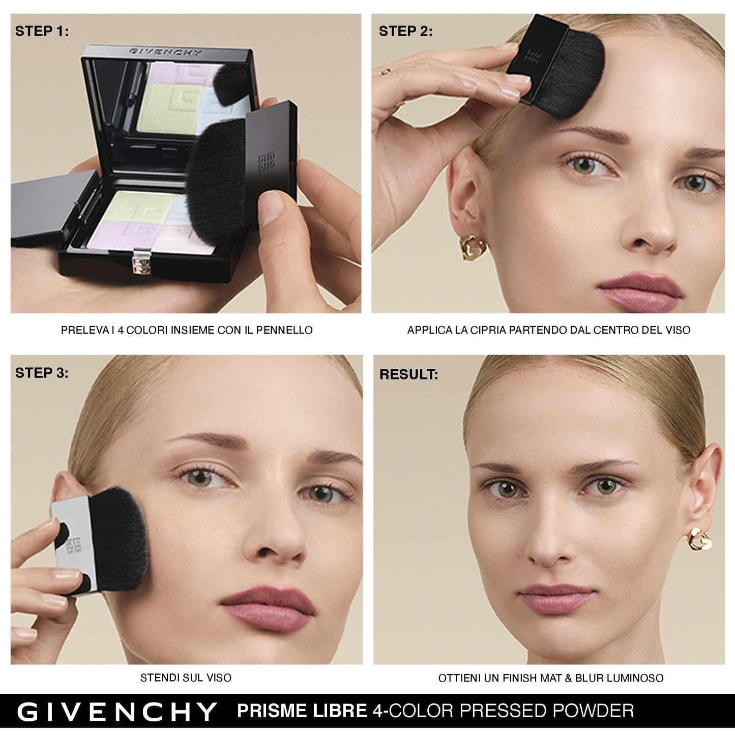 Prisme Libre Pressed Powder - Cipria compatta fissante, opacizzante e levigante