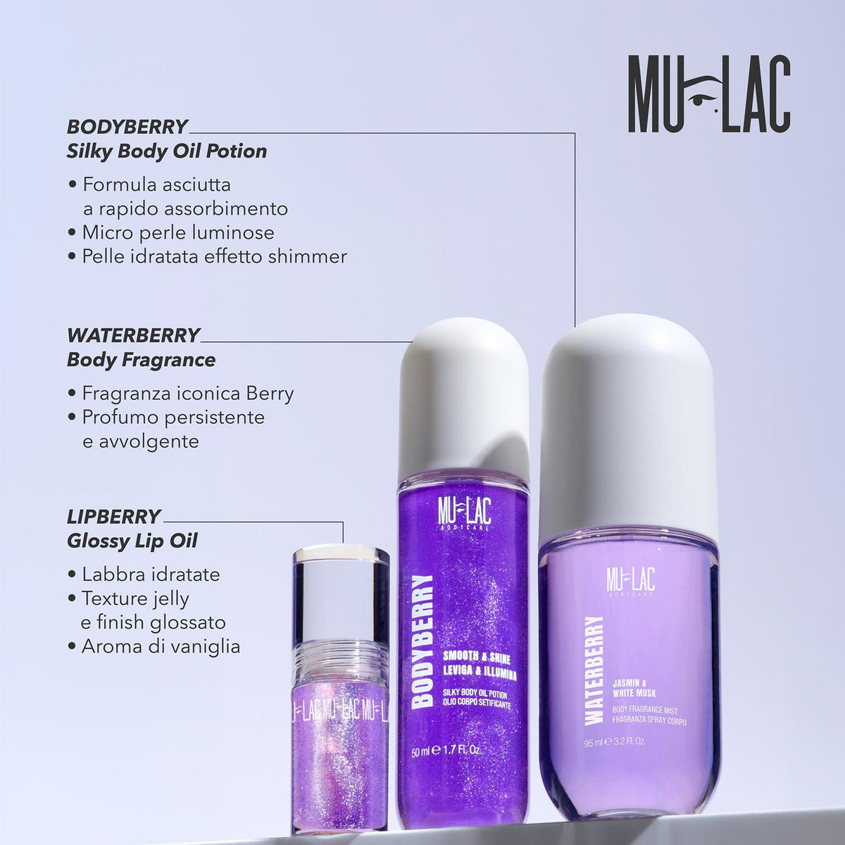 Bodyberry - Olio Corpo Setificante