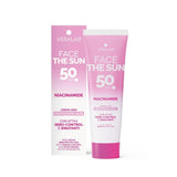 FACE THE SUN NIACINAMIDE Crema viso SPF50 con attivi sebo-control e idratanti