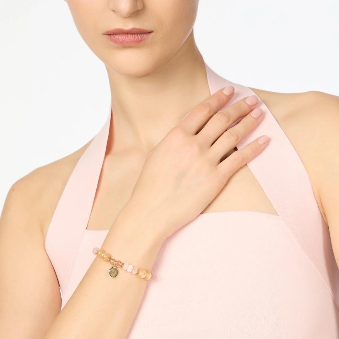 Bracciale elastico sfere e perline Santa Margherita