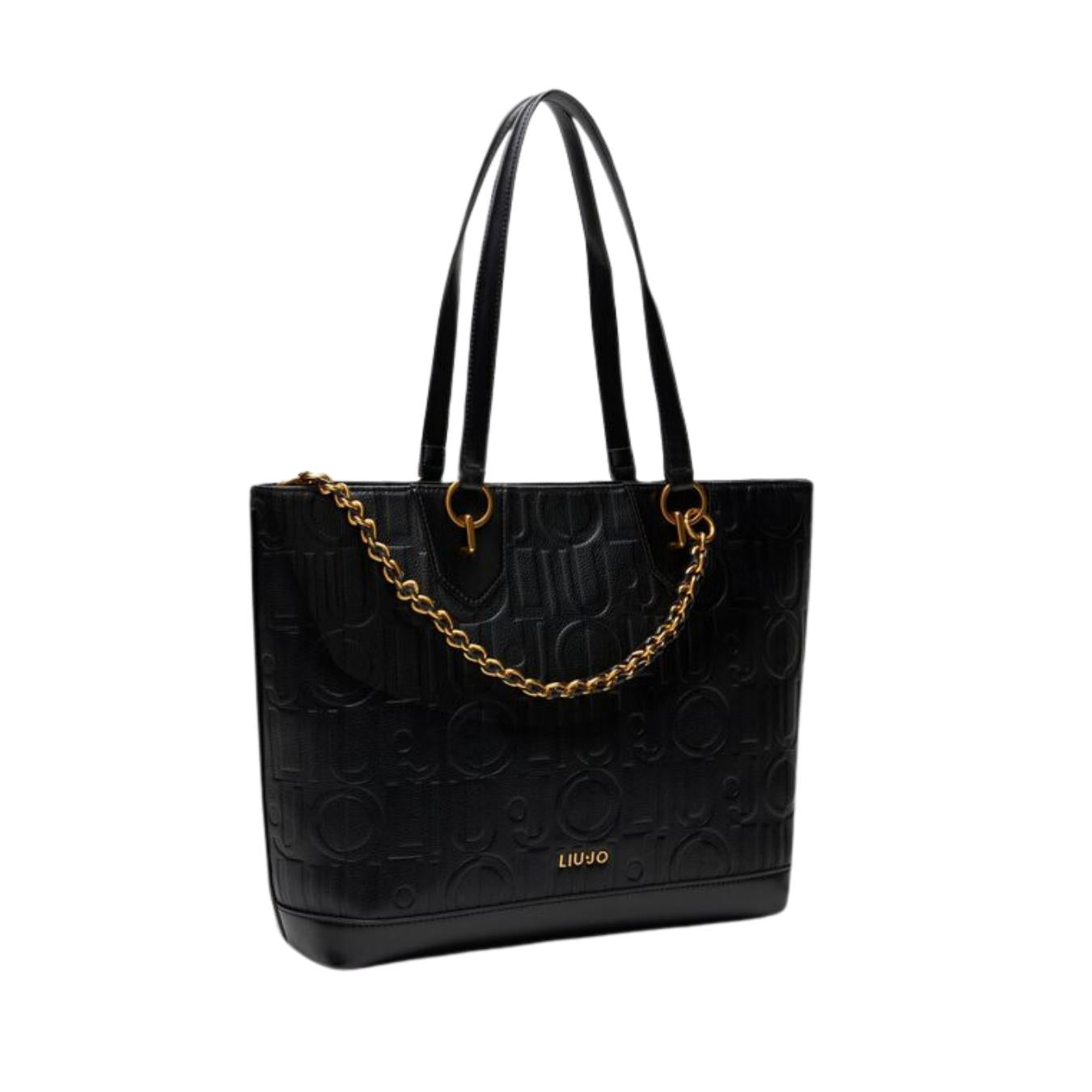Shopping Bag con Logo e Catena