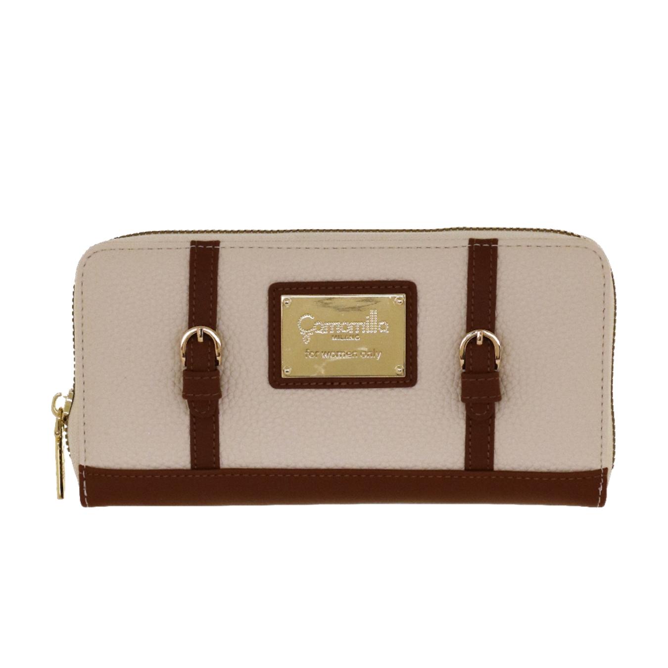 Portafoglio Zip L Toffee