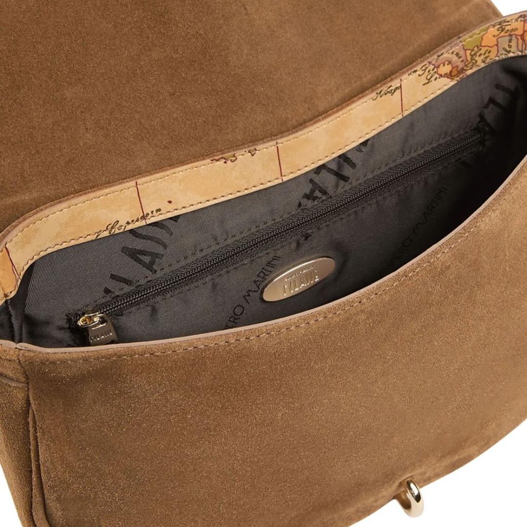 Savage Leather Tracolla con Patta