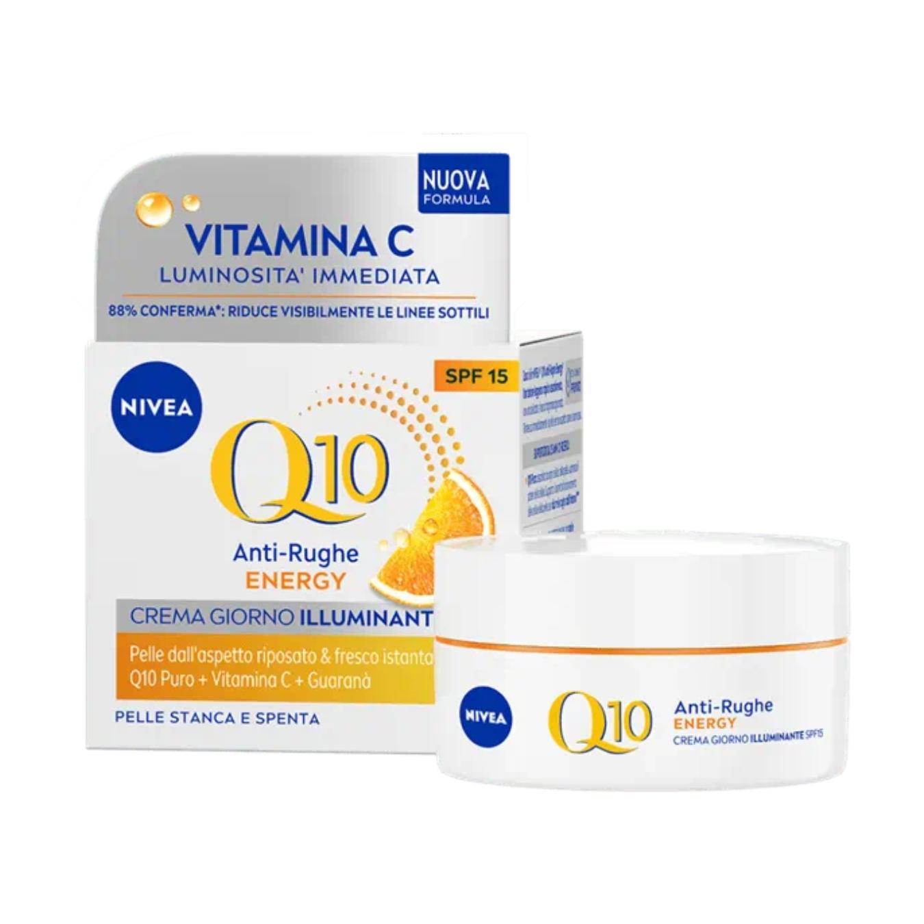 Q10 Anti-rughe Energy Crema Giorno Illuminante SPF15