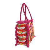 Borsa Mare L Frangia Tropical