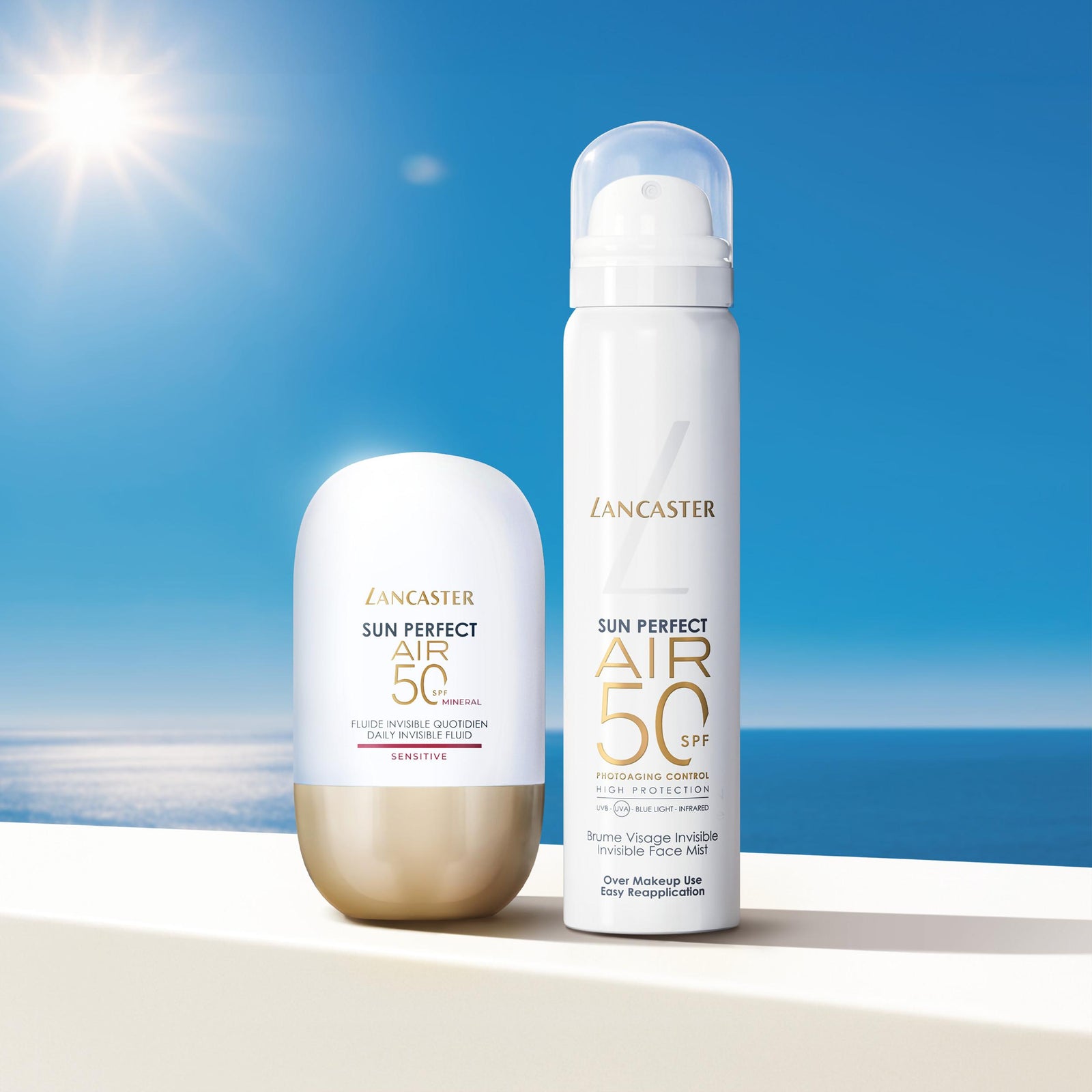 Sun Perfect AIR Daily Invisible Fluid SPF50 Sensitive Mineral