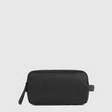 Beautycase Uomo in Tessuto Riciclato e Pelle