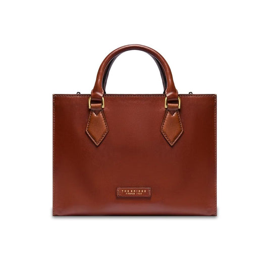 IDA Borsa a Mano in Pelle con Tracolla Removibile