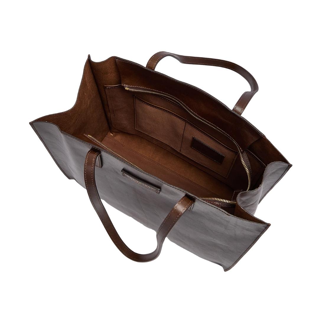 Borsa Shopper in Pelle MIRRA