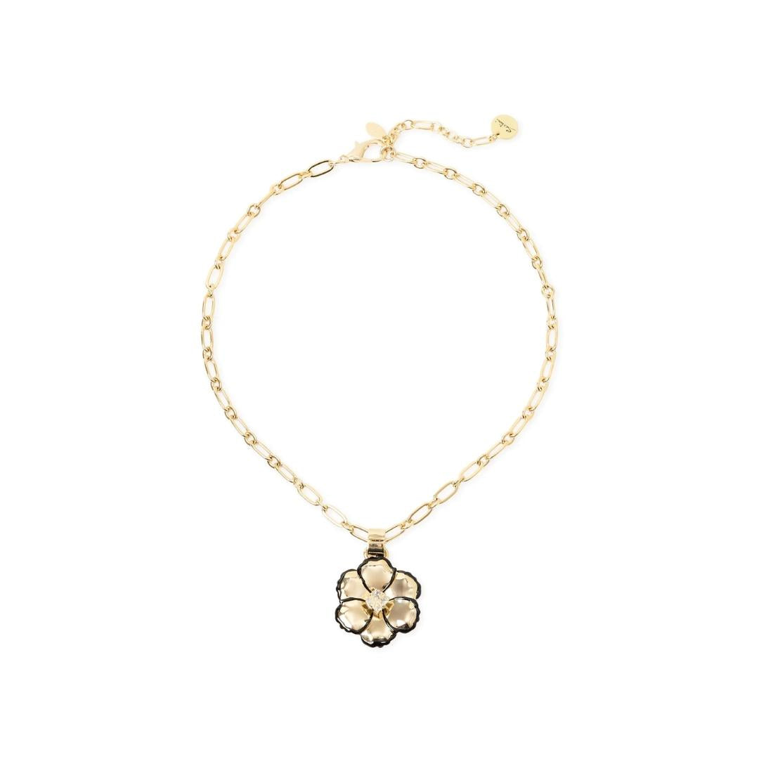 Collana Corta Forzatina Fiore La Dame