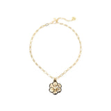Collana Corta Forzatina Fiore La Dame