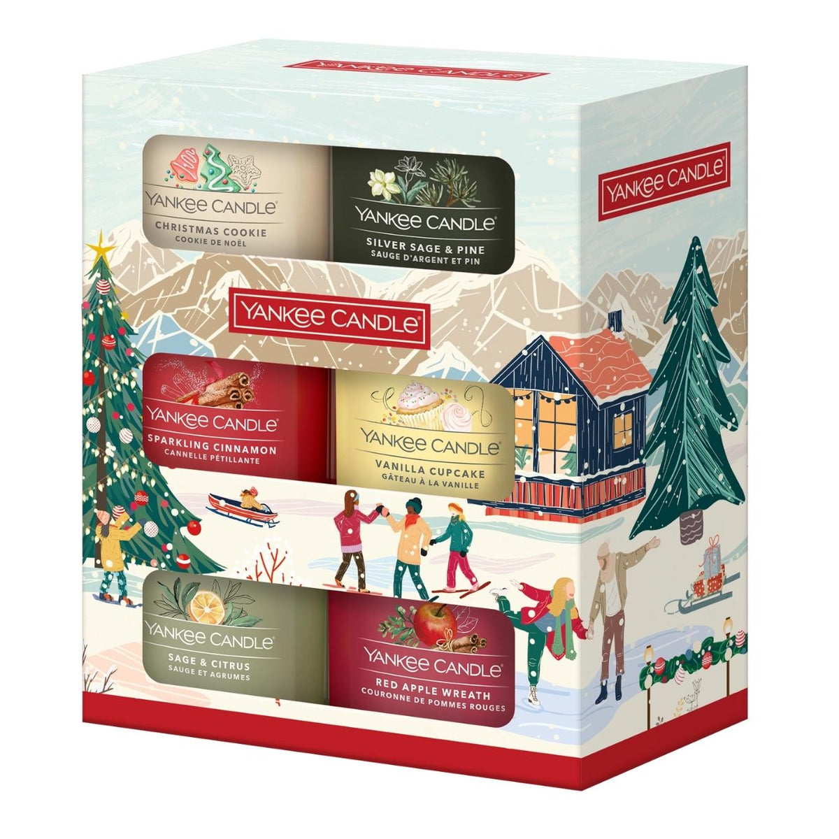 Cofanetto Confezione regalo 6 candele mini