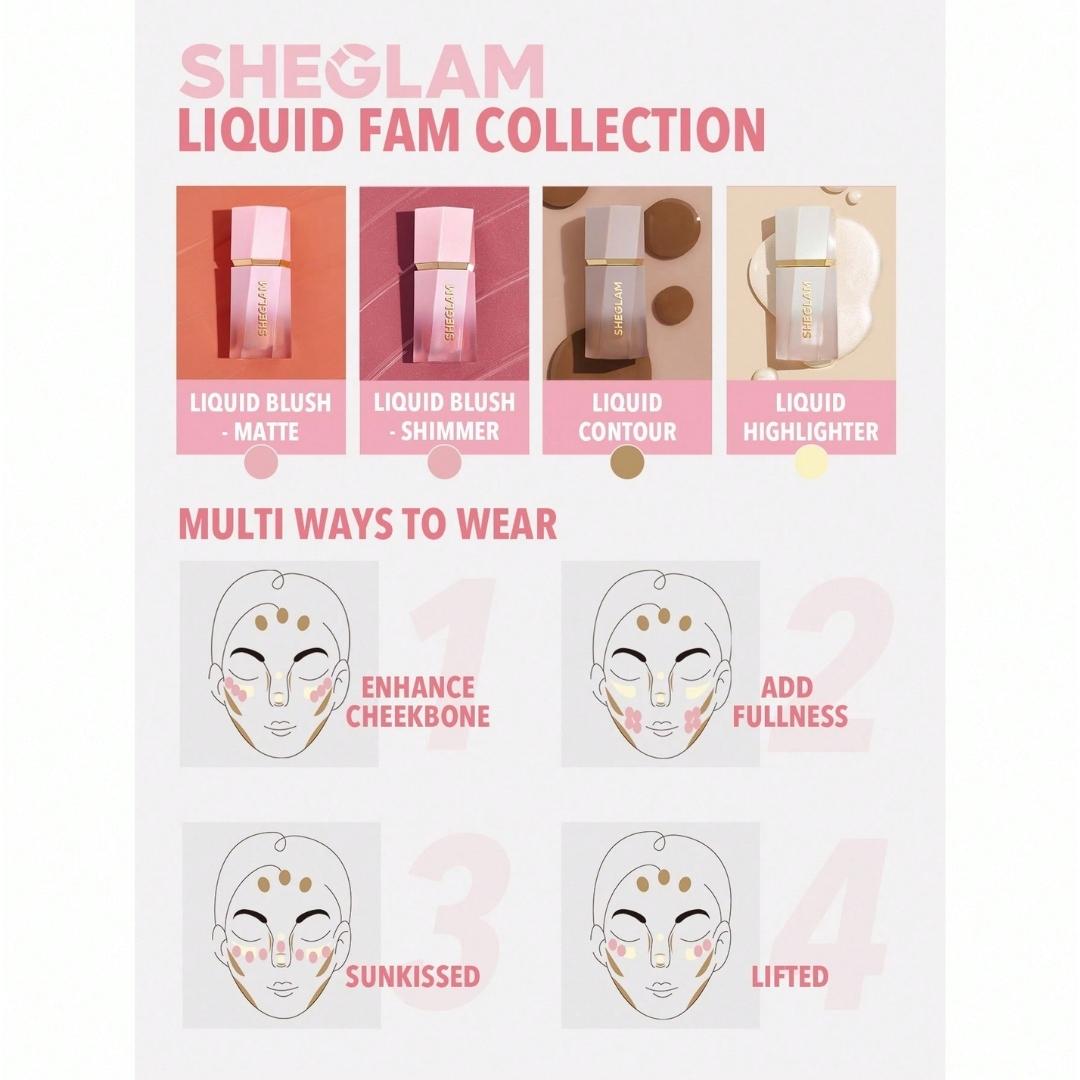 Color Bloom Liquid Blush Finitura Matte