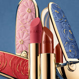 Rouge G Blooming Denim La cover gioiello con doppio specchio - Edizione Limitata Il rossetto ultra-care personalizzabile