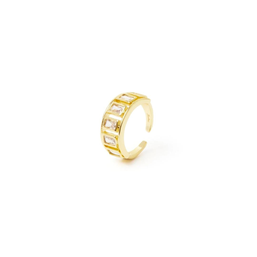 Anello top a blocchetti Rania